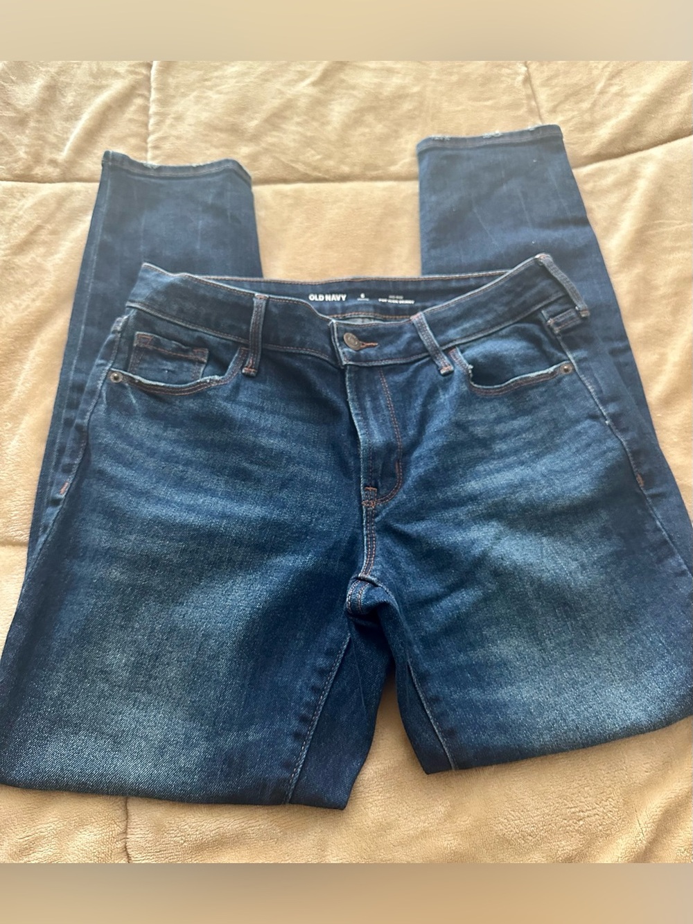 BNWT-Old Navy Women's Dark Blue Skinny Jeans- 6p Pop Icon Skinny